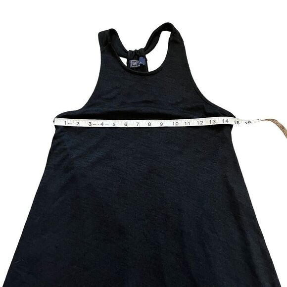 GAP Black Knit T Back Midi Casual Sweater Dress XS - Picture 5 of 7